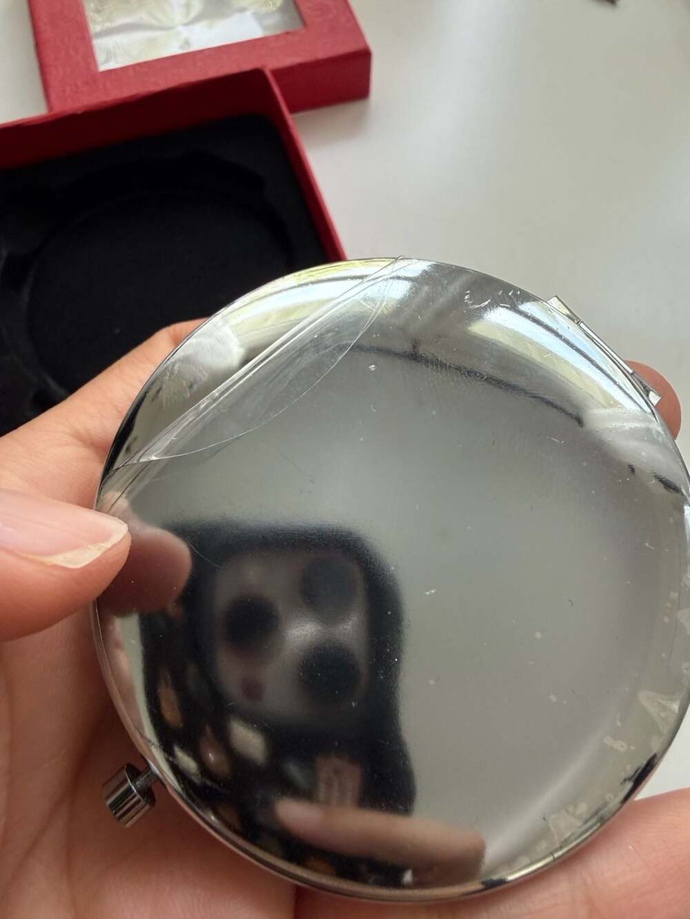 Factory Bags for Women Compact Mirror RC-764 Toucan Rhinestone